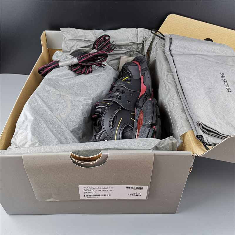 Ba*len*cia*ga sneaker tess.s.gomma (red and black) 542023 w1gb9 6509