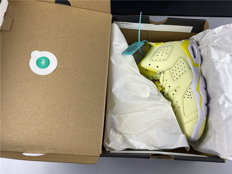 Air Jordan 6 GS Floral Dynamic Yellow 543390-800