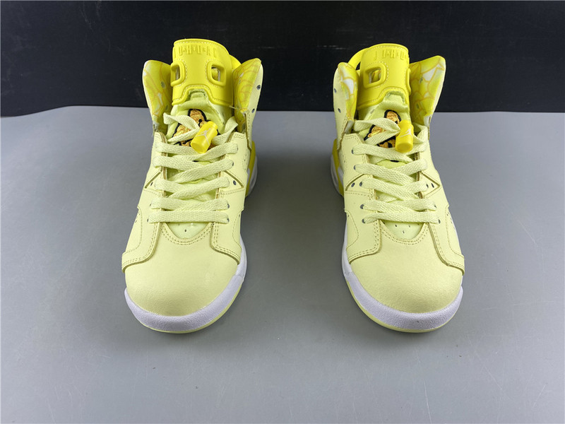 Air Jordan 6 GS Floral Dynamic Yellow 543390-800