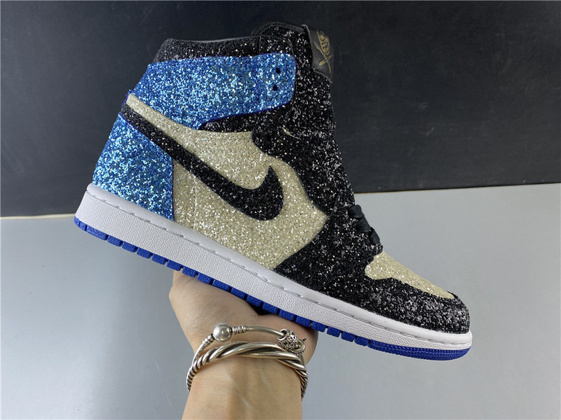 Air Jorden 1 X Fragment Design “Glitter” CK5566-400