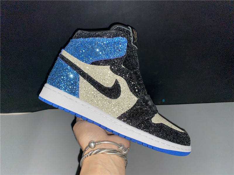 Air Jorden 1 X Fragment Design “Glitter” CK5566-400