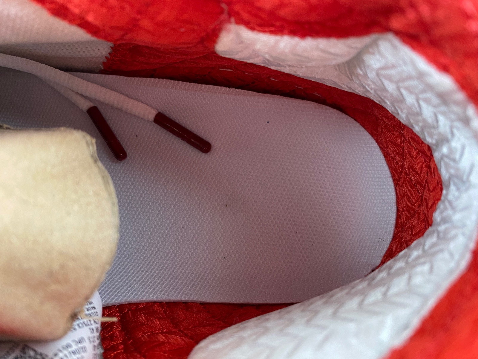 Jordan 23 White Varsity Red Men