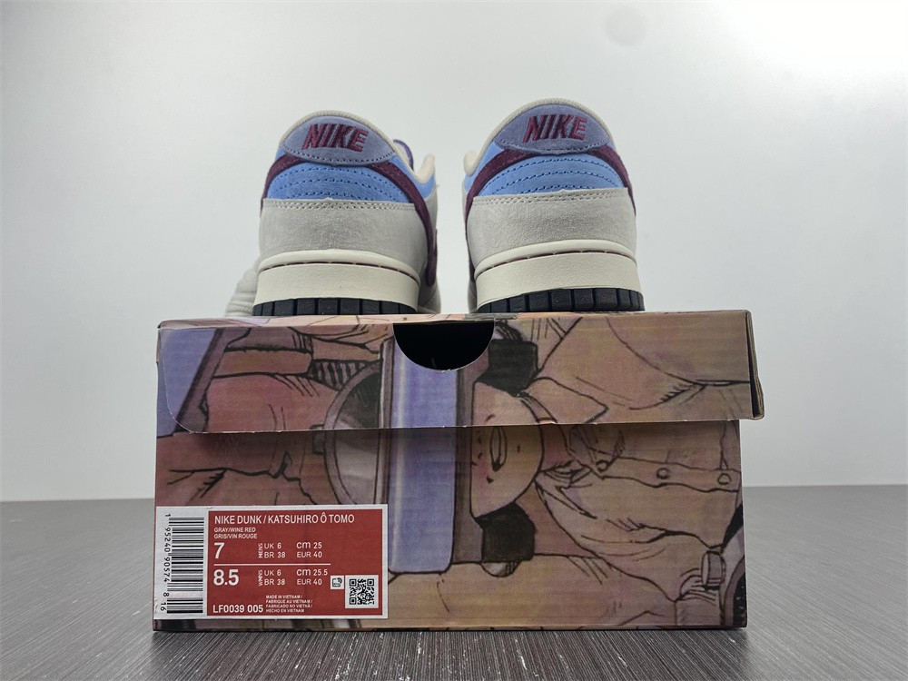 Nike SB Dunk Low Steamboy OST Dark Red Blue LF0039-005