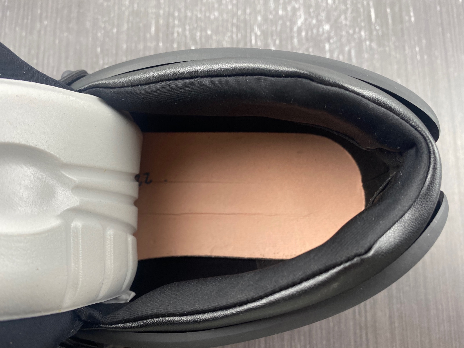 BALMAIN NEOPRENE AND LEATHER UNICORN LOW-TOP SNEAKERS