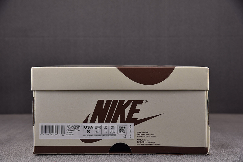 Travis Scott x Air Jordan 1 Low OG Shy Pink DM7866-600