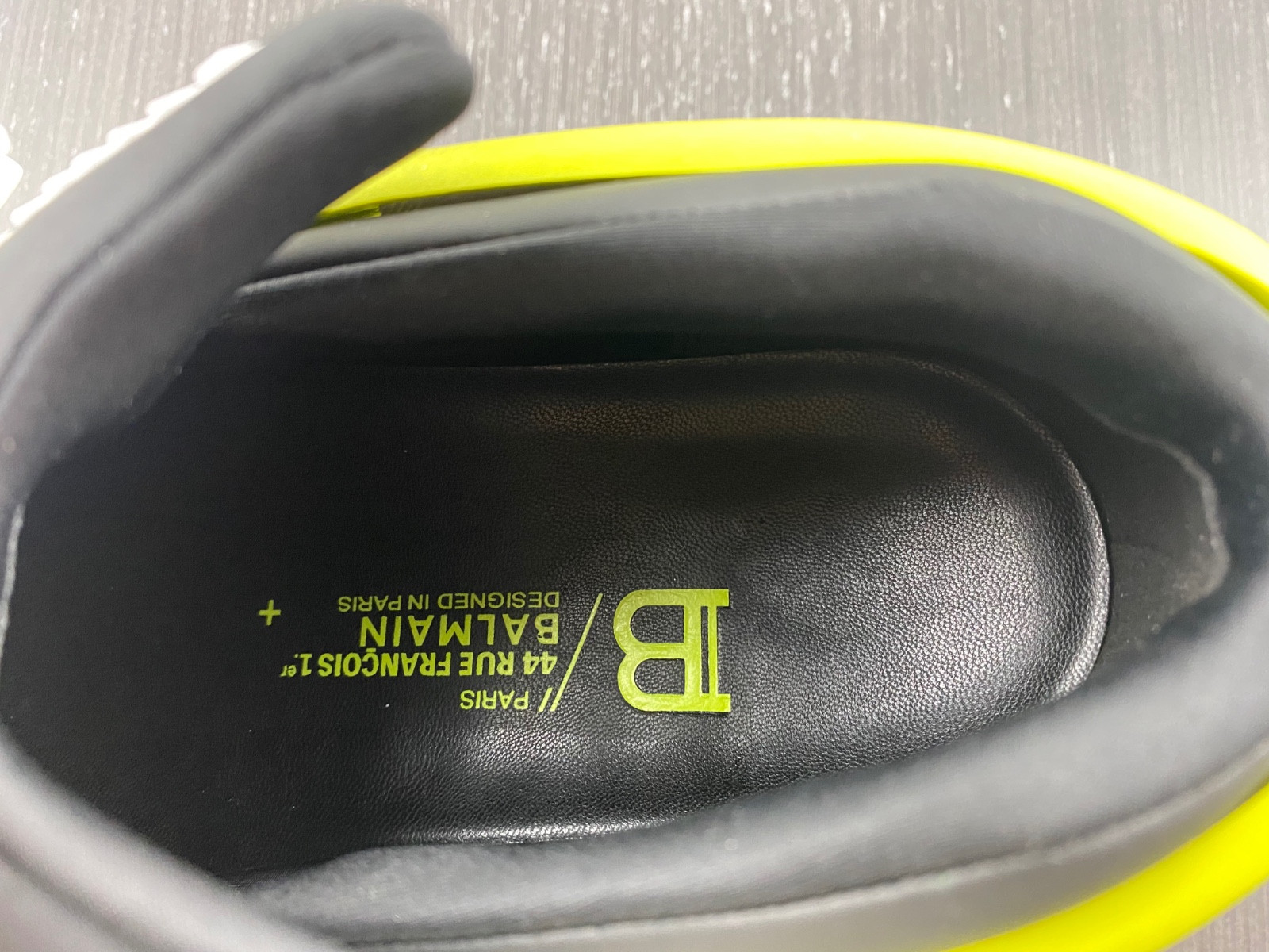 BALMAIN NEOPRENE AND LEATHER UNICORN LOW-TOP SNEAKERS