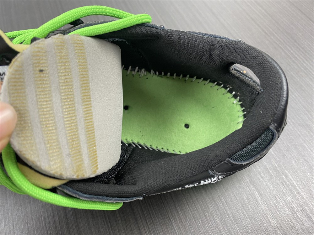 OW x Nike Blazer Low Black Green DH7863-001