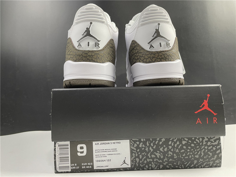 Air Jordan 3 “Mocha” 2018 Retro 136064-122