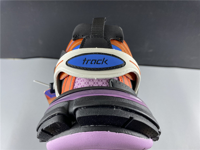 Ba*len*cia*ga tess s. gomma sneakers black pink and orange blue 542023 w1gc1 1054