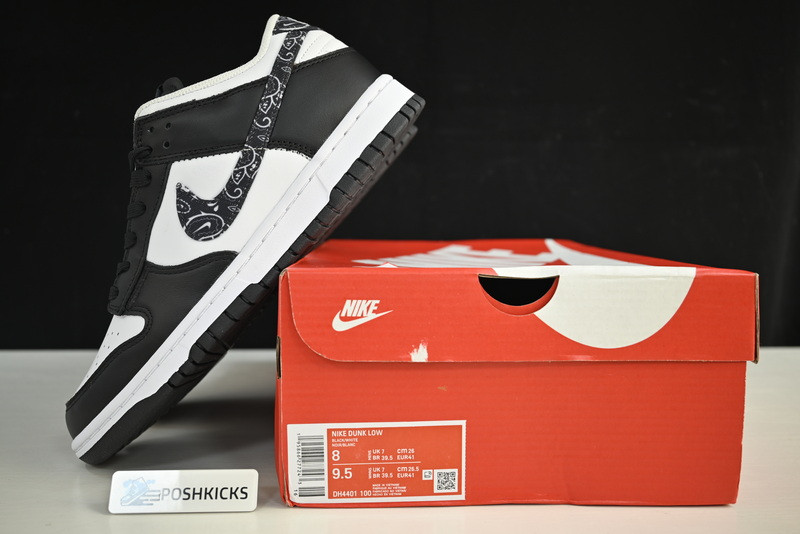 Nike Dunk Low Black Paisley (W) DH4401-100