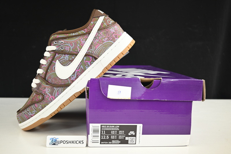 Nike SB Dunk Low Pro Paisley Brown DH7534-200