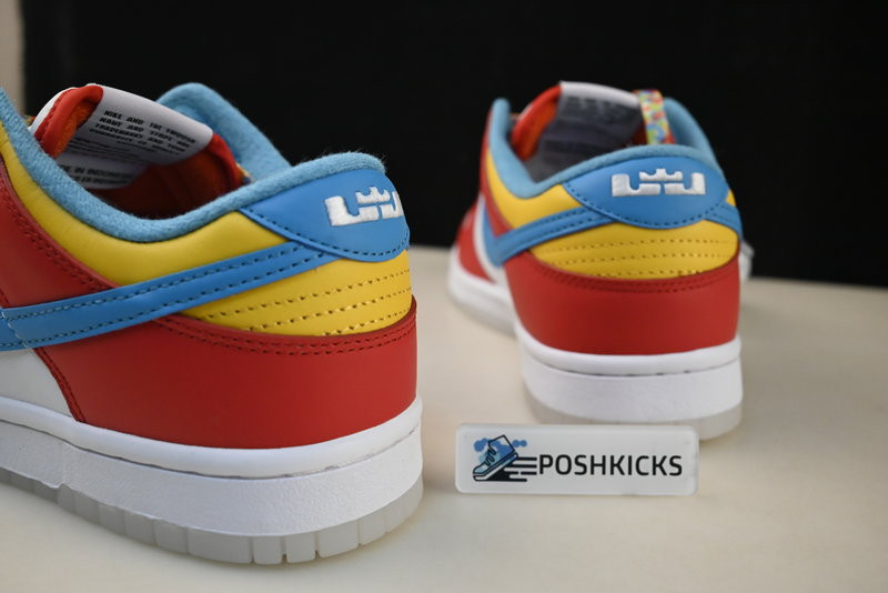 Nike Dunk Low QS LeBron James Fruity Pebbles DH8009-600