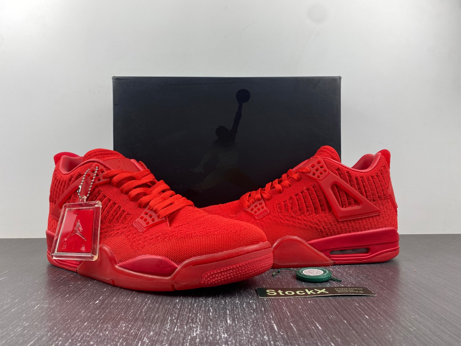 Jordan 4 Retro Flyknit Red - AQ3559-600