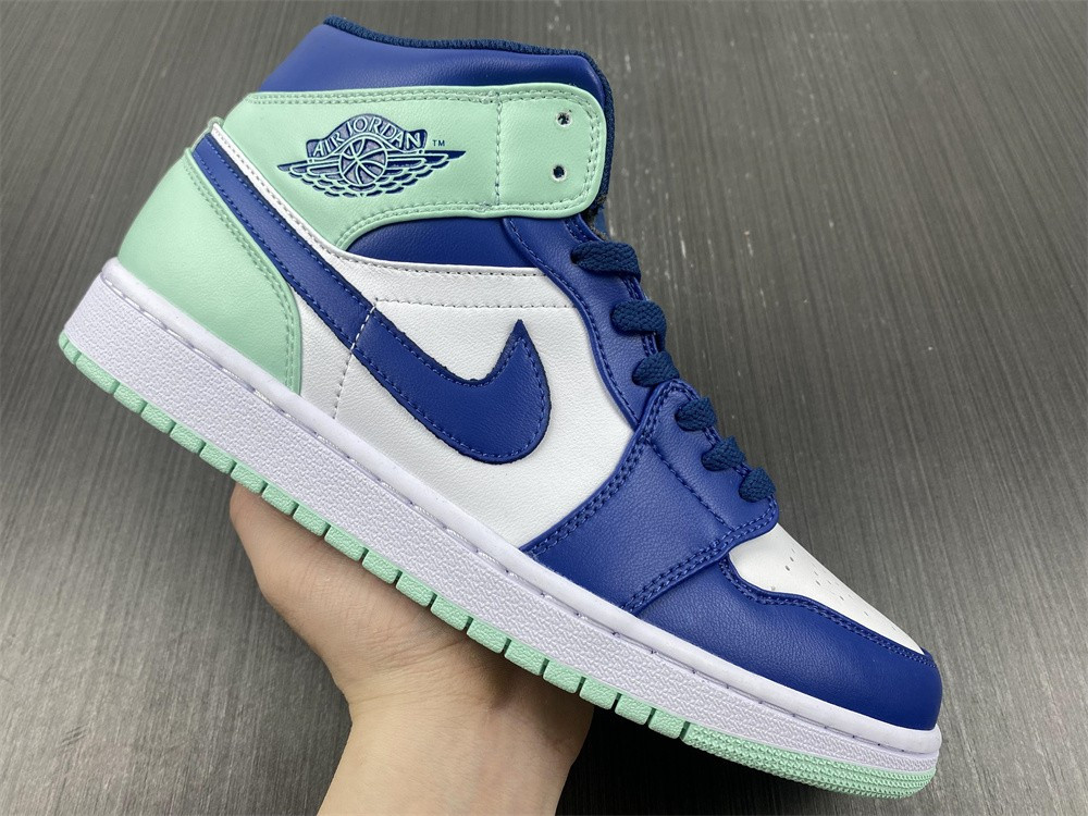 Air Jordan 1 Mid GS "Blue Mint" 554725-413