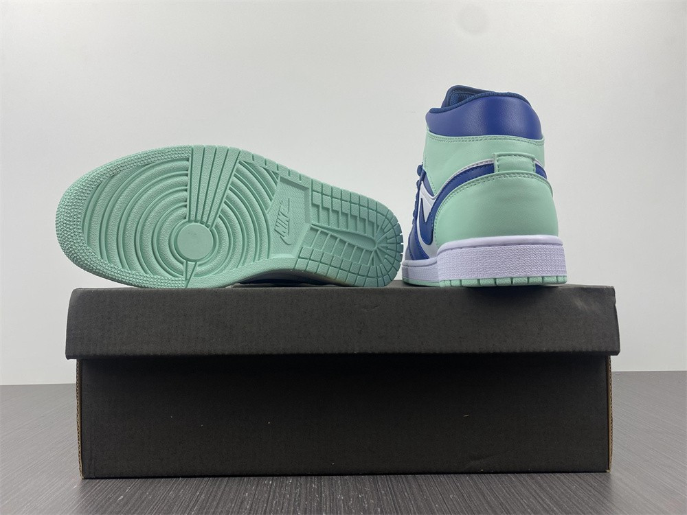 Air Jordan 1 Mid GS "Blue Mint" 554725-413