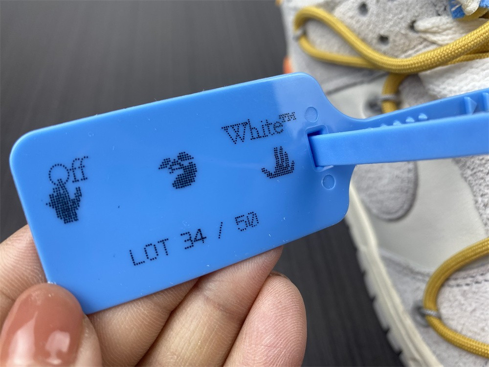 NIKE DUNK LOW OW LOT 34 OF 50 DJ0950-102