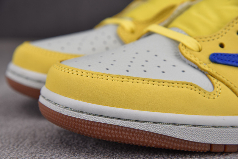 Travis Scott Air Jordan 1 Low OG Canary DZ4137-700