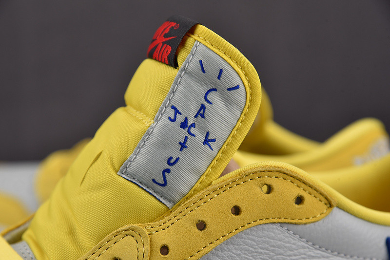Travis Scott Air Jordan 1 Low OG Canary DZ4137-700