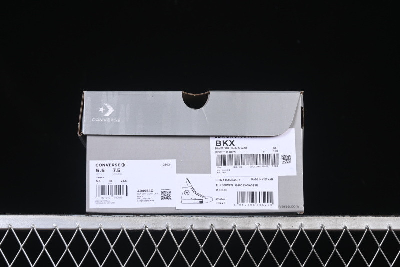 RICK 0WENS DRKSHDW X CONVERSE CHUCK 70 BLACK/WHITE