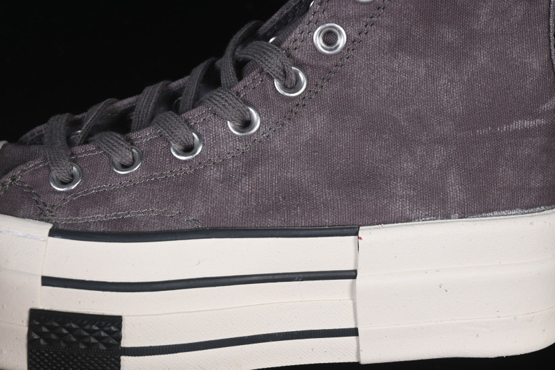 RICK OWENS DRKSHDW X CONVERSE CHUCK 70 GREY/WHITE