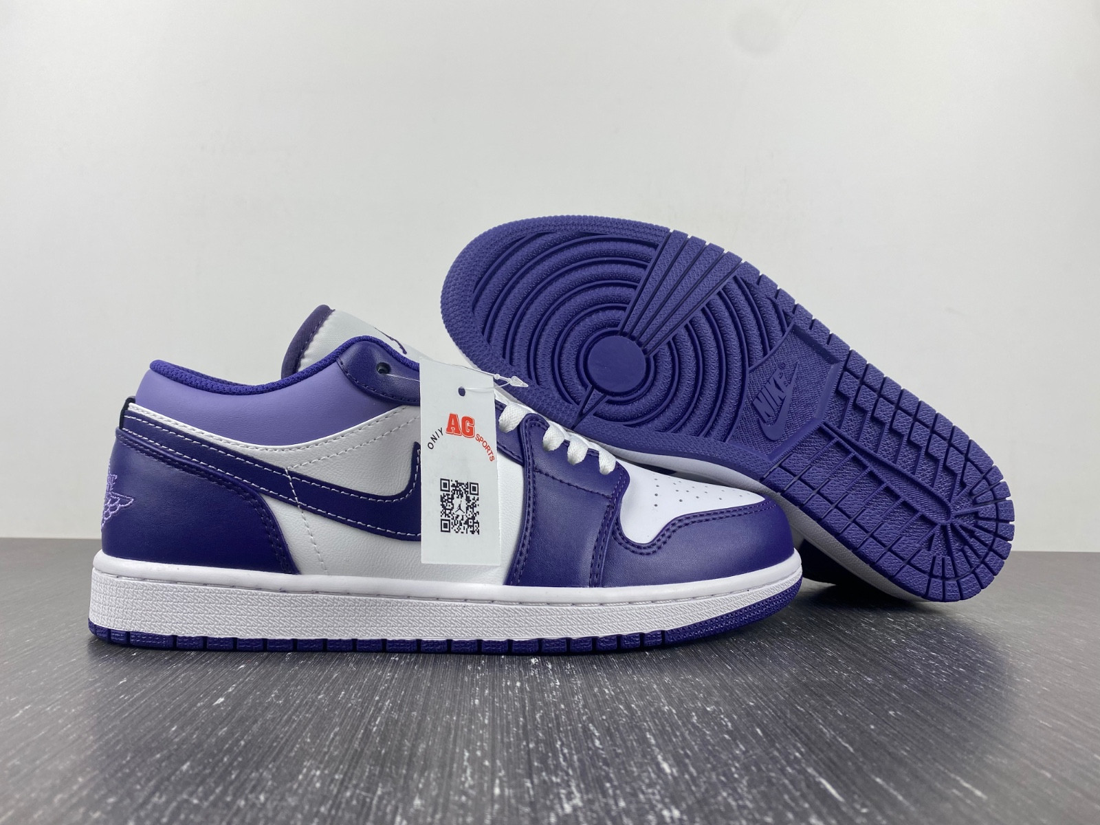 Air Jordan 1 Low "Purple" 553558-515