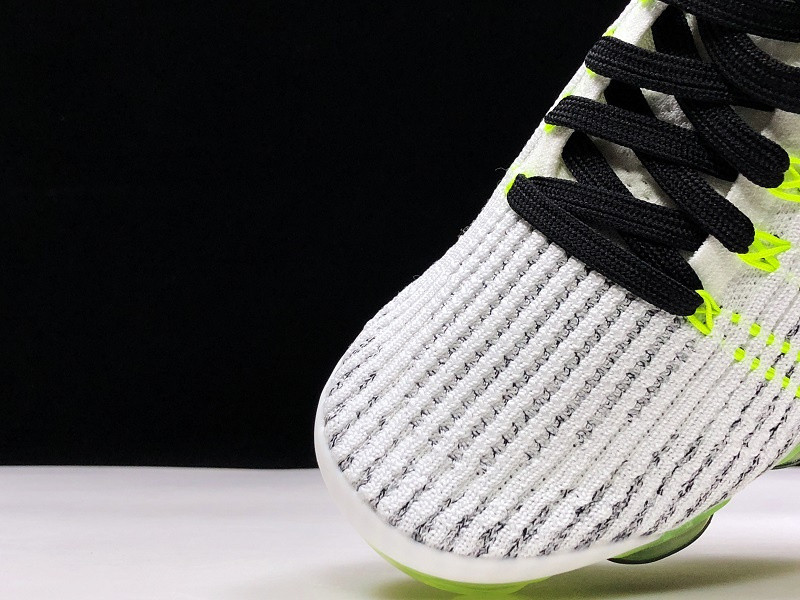 Nike Air VaporMax Flyknit 3 White Black Volt Bright Crimson AJ6900-100