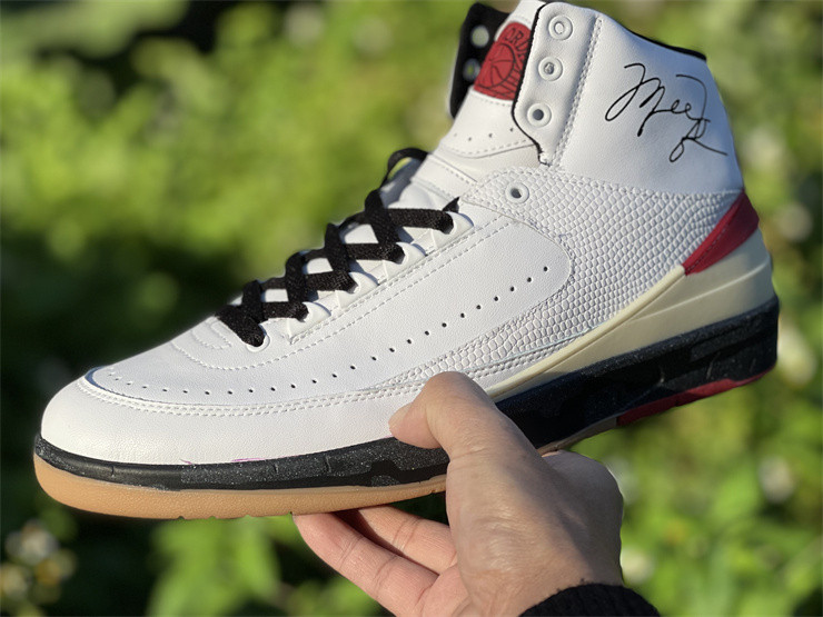 OW X AIR JORDAN 2 HIGH RED DJ4375-101