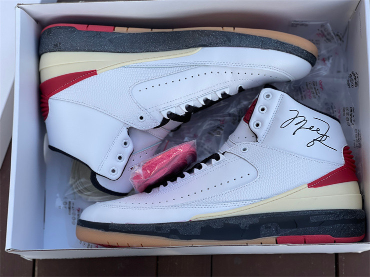 OW X AIR JORDAN 2 HIGH RED DJ4375-101