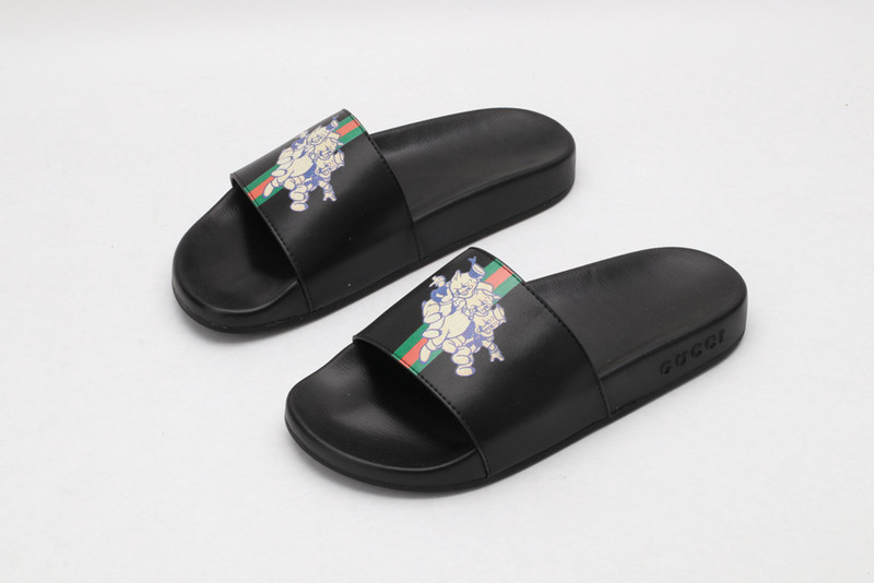 GUC LEATHER SLIDE