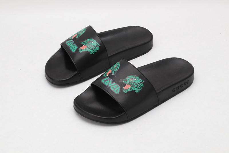 GUC LEATHER SLIDE