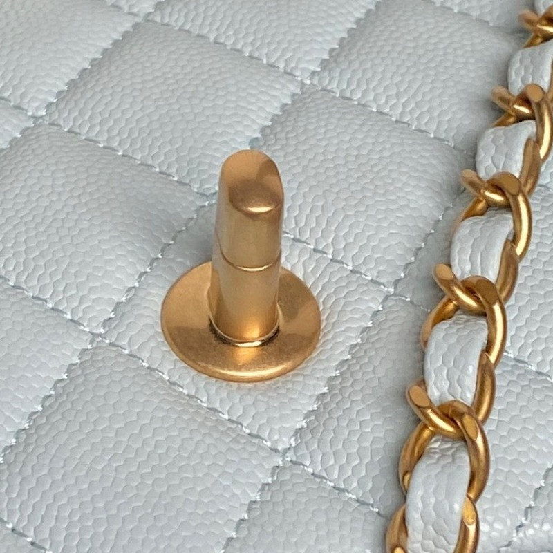 Ch**el - mini rectangular top handle classic flap bag