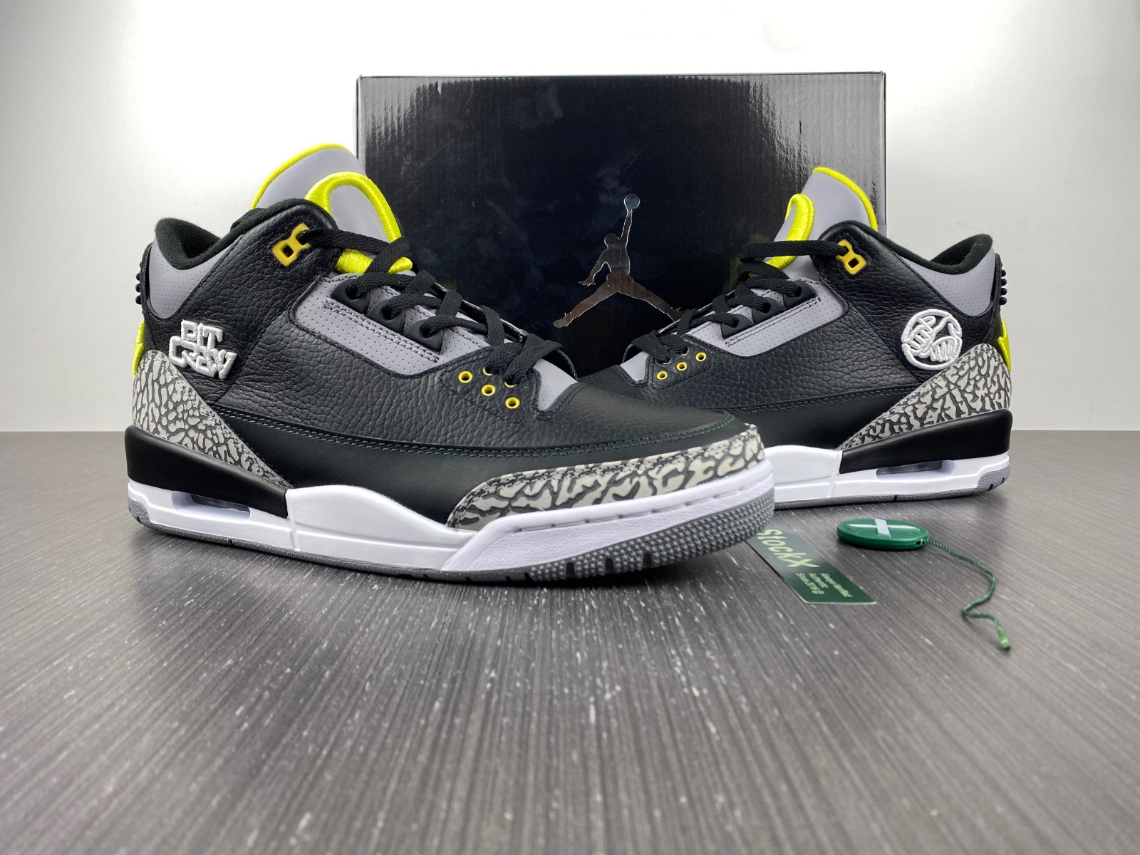 Jordan 3 Retro Oregon Ducks Pit Crew Black HO11-MNJDLS-5