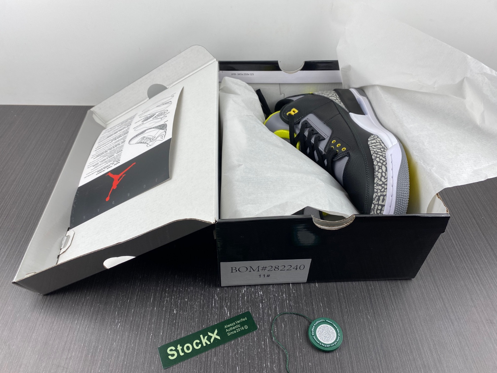 Jordan 3 Retro Oregon Ducks Pit Crew Black HO11-MNJDLS-5