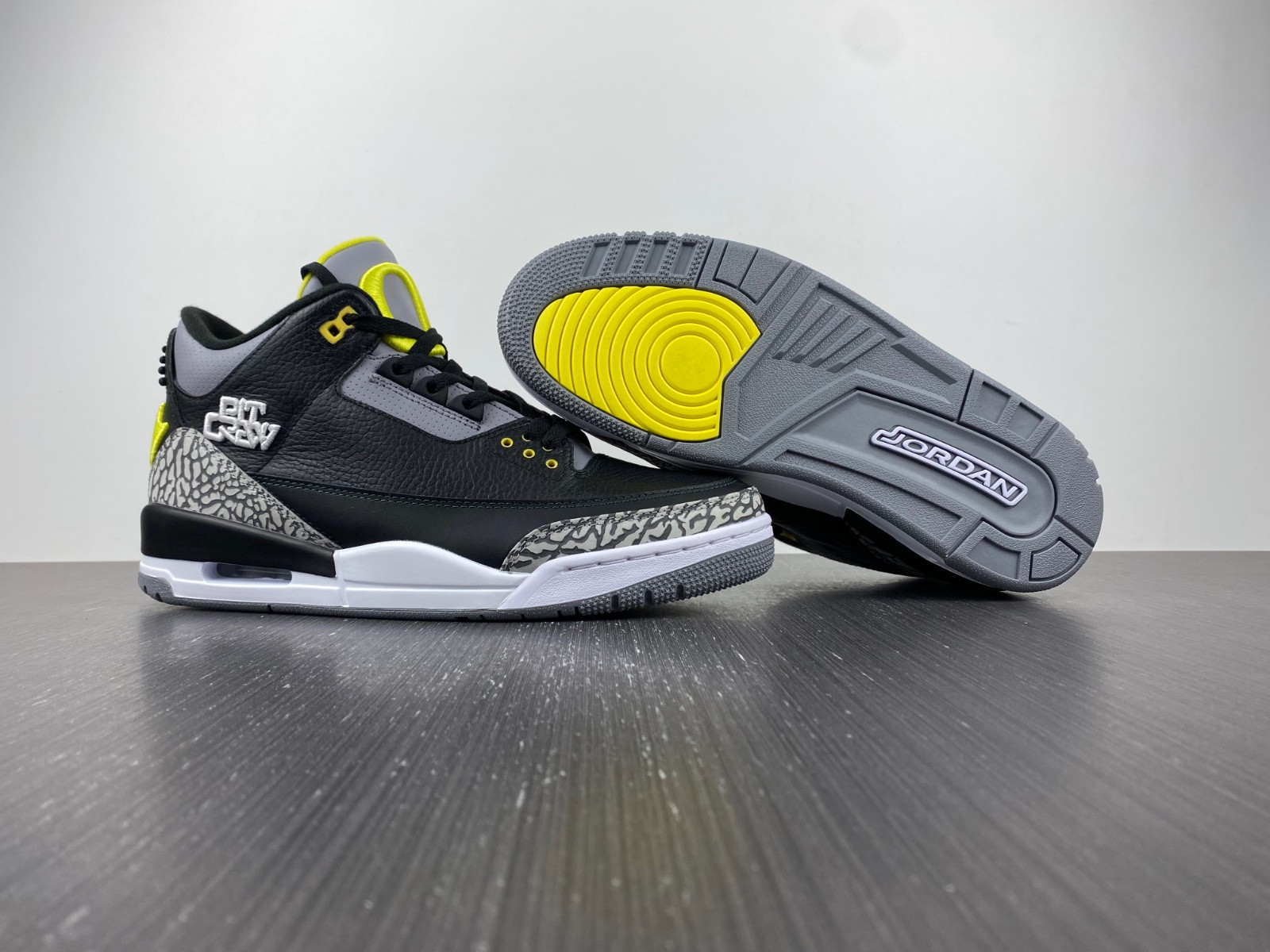 Jordan 3 Retro Oregon Ducks Pit Crew Black HO11-MNJDLS-5