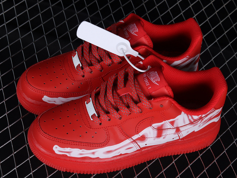 AIR FORCE 1 LOW RED SKELETON RED/RED/WHITE CU8067-600