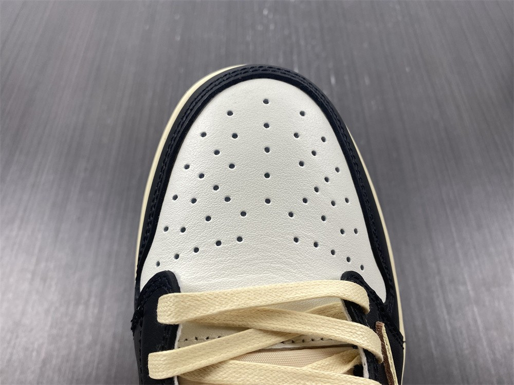 Fragment Design x Travis Scott x Air Jordan 1 Retro Low Green Black White DM7866-128