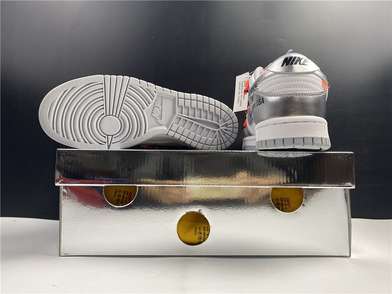 OW X Dunk Low LTHR CT0856-800