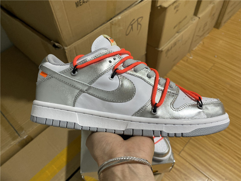 OW X Dunk Low LTHR CT0856-800