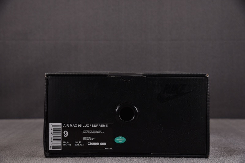 nike air max 95 lux S*prem* red ci0999-600