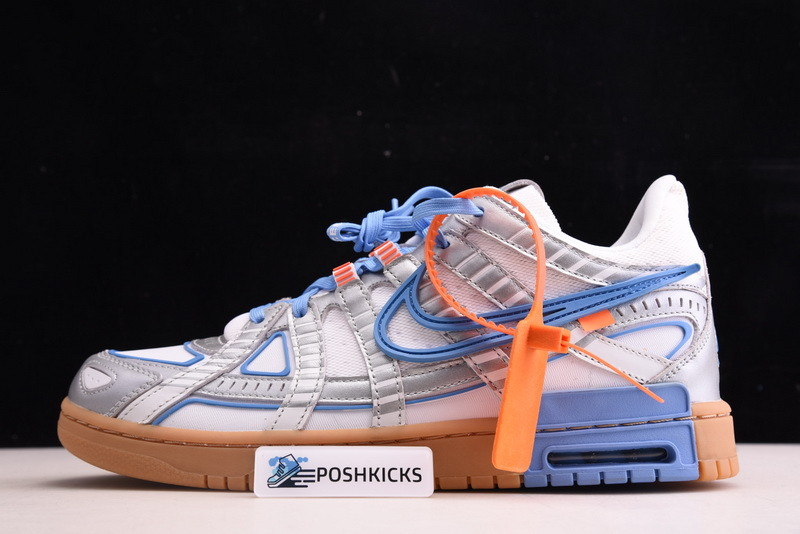 OW x Nike Air Rubber Dunk “University Blue ”CU6015-700