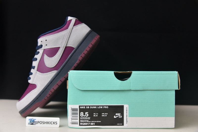 Nike SB Dunk Low Atmosphere Grey True Berry BQ6817-001