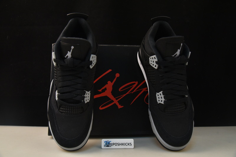 Air Jordan 4 “Black Canvas” DH7138-006