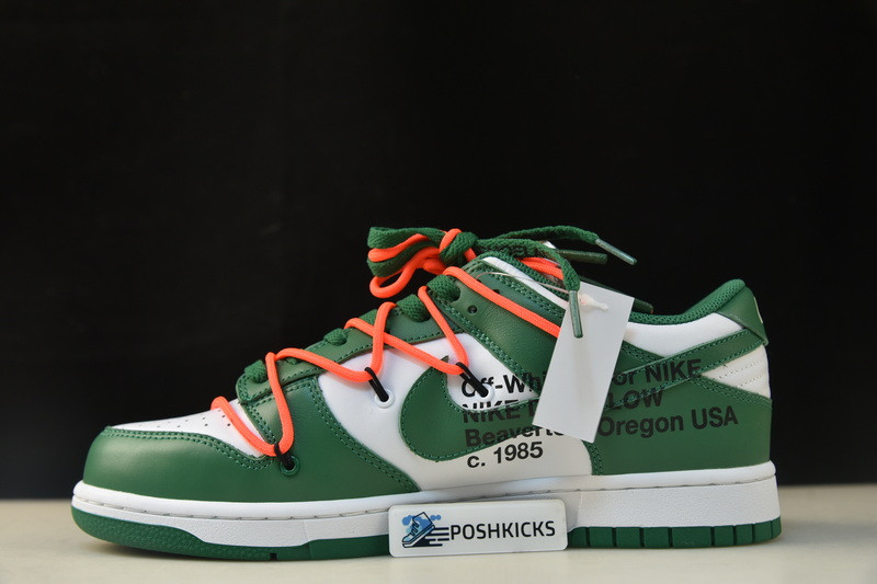 OW X DUNK LOW "PINE GREEN" CT0856-100