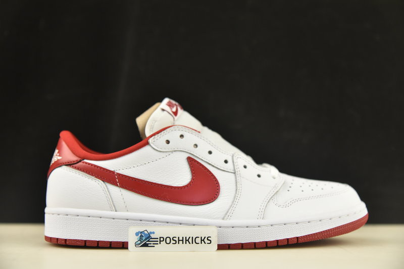 Jordan 1 Retro Low White Varsity Red - 705329-101