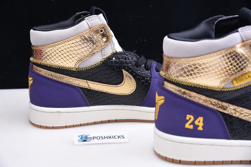 KOBE BRYANT X AIR JORDAN 1 HIGH OG BLACK-PURPLE 555088-171