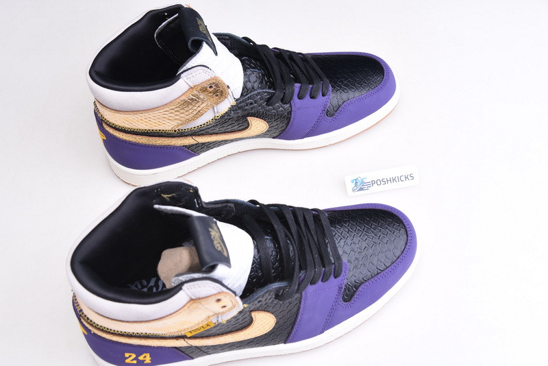 KOBE BRYANT X AIR JORDAN 1 HIGH OG BLACK-PURPLE 555088-171