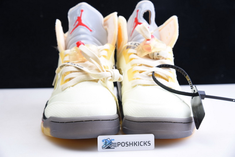 OW AIR JORDAN 5 SAIL FIRE RED DH8565-100