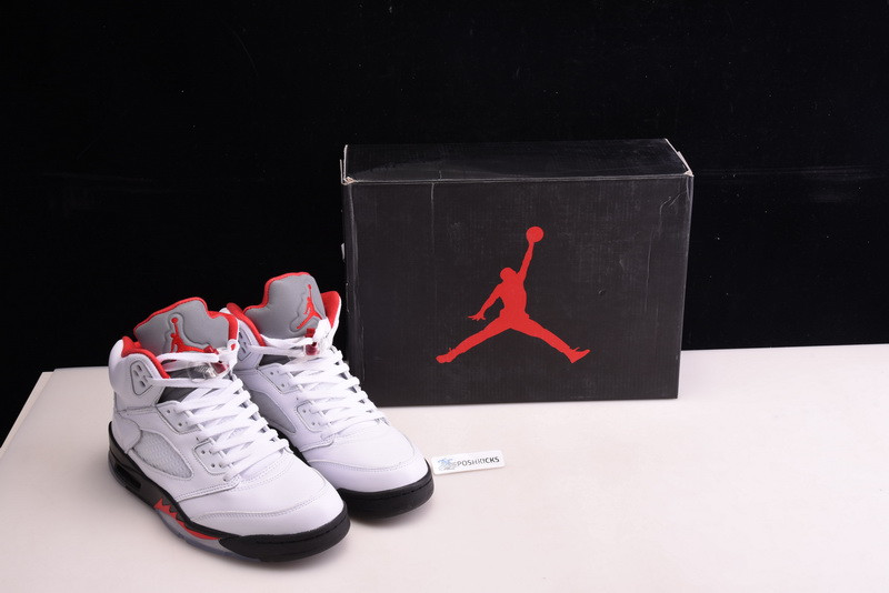 AIR JORDAN 5 FIRE RED 3M SILVER TONGUE 2020 DA1911-102