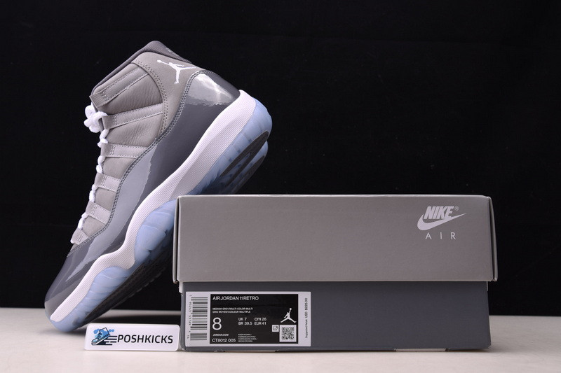 AIR JORDAN 11 RETRO COOL GREY 2021 CT8012-005