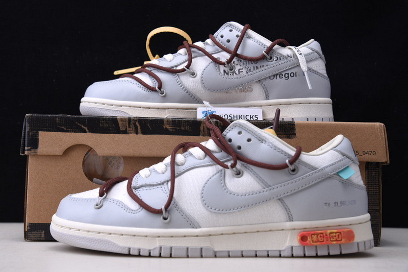 NIKE DUNK LOW OW LOT 46 OF 50 DM1602-102